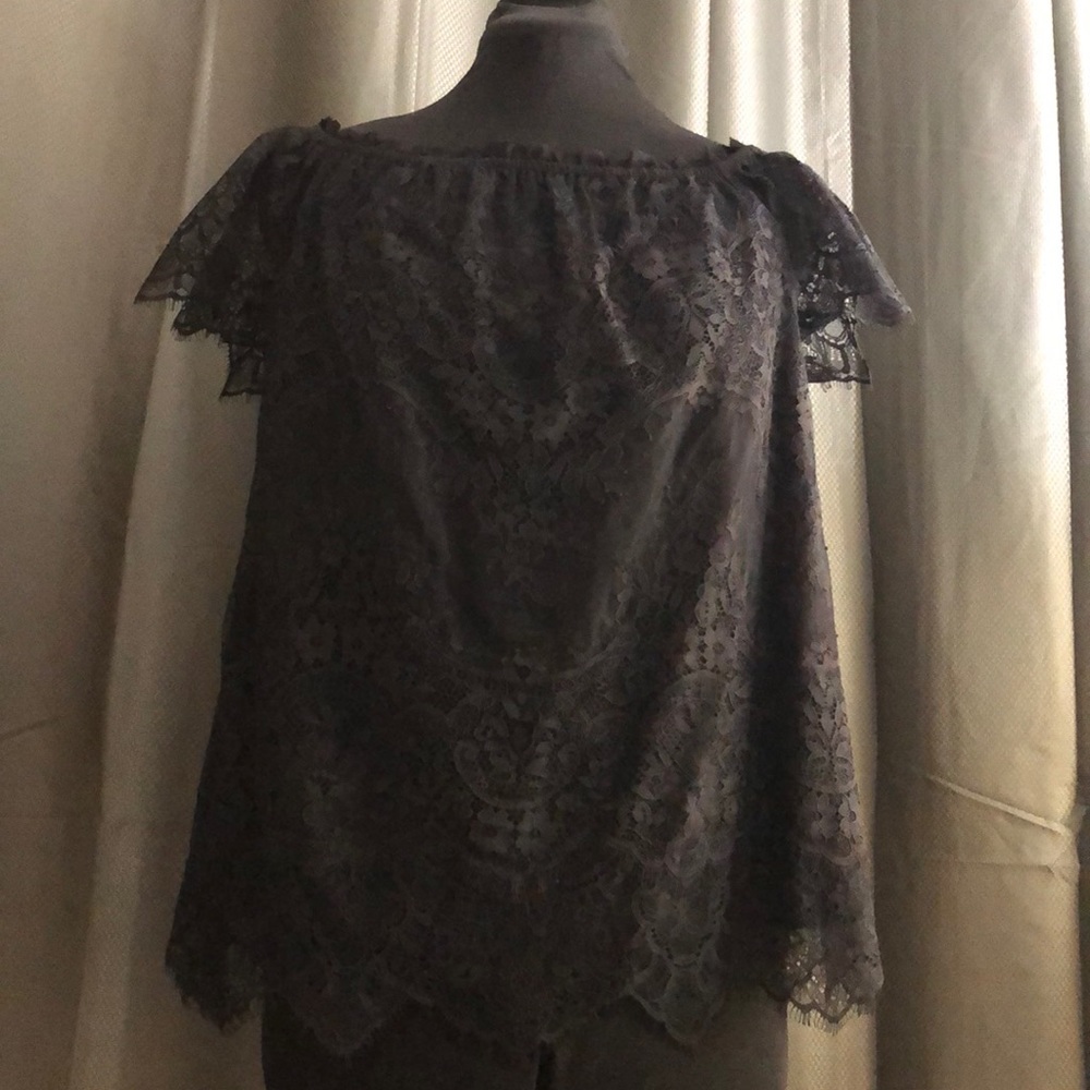 White House black market lace top